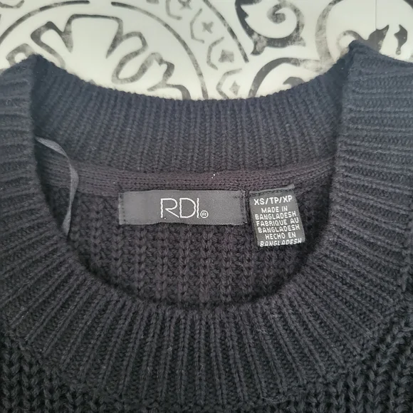 Women's Black Sweater - Picture 2 of 5